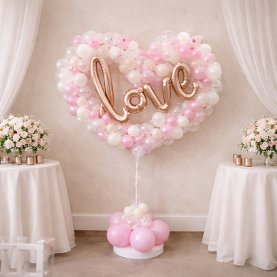 Herz mit Schriftzug love